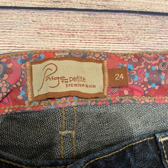 PAIGE Denim LouLou petite in Sardinia wash 24 - Picture 3 of 8